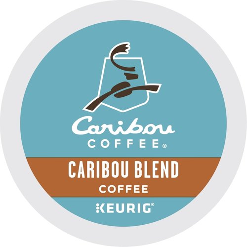 Caribou Coffee K-Cup Pods - Caribou Blend Medium Roast Coffee, 24 Count for Perfect Brewing