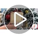 Christmas Photo Frame Ornament Mr & Mrs Keepsake Holiday Decor