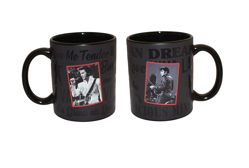 Mid-South Elvis Presley Song Titles Mug - Variation of THIS listing