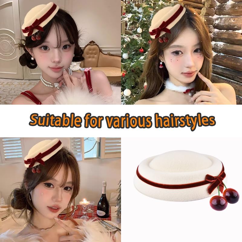 Decorative Mini Hat Hair Clip Christmas & Tea Party Hair Barrette