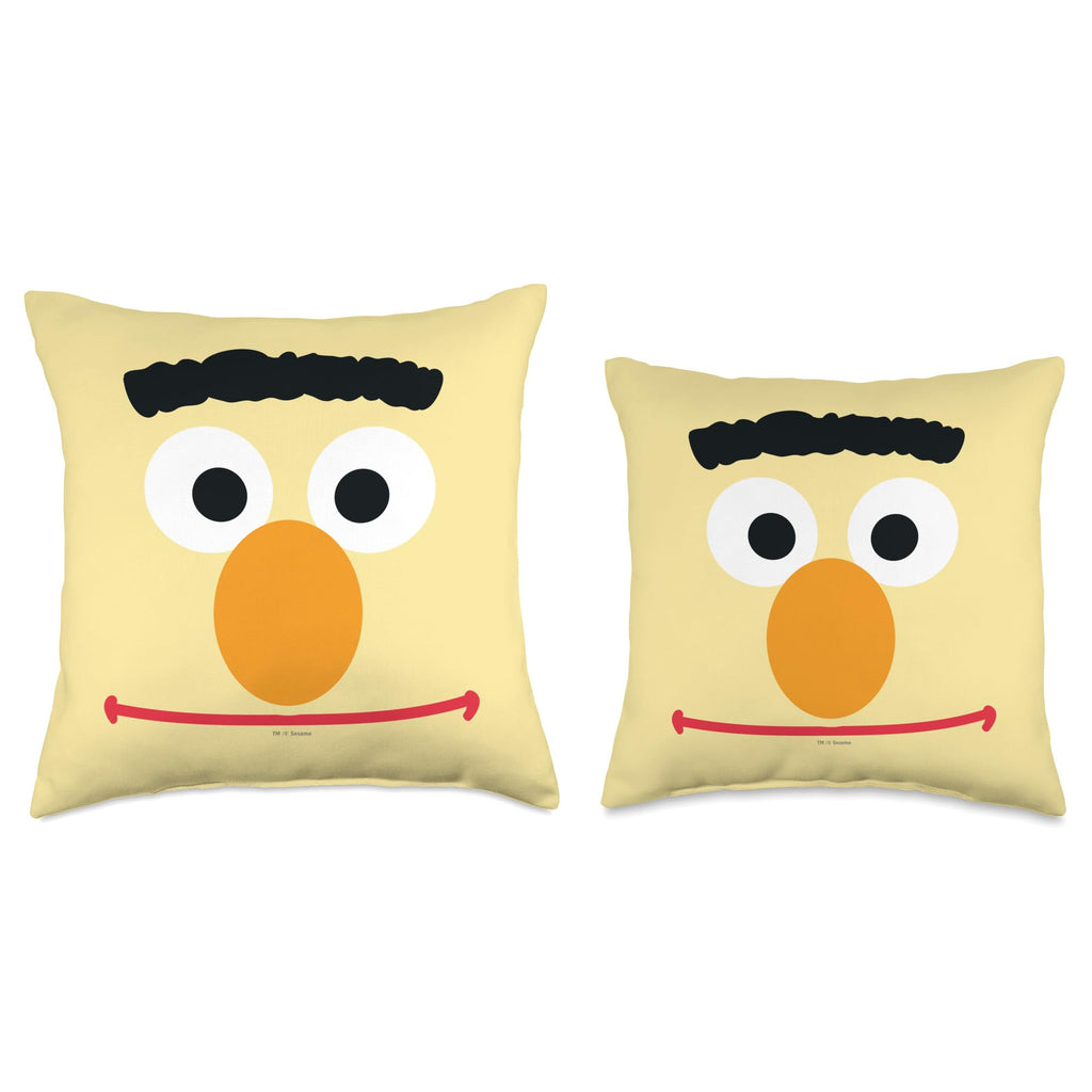 Sesame Street Bert Face Throw Pillow