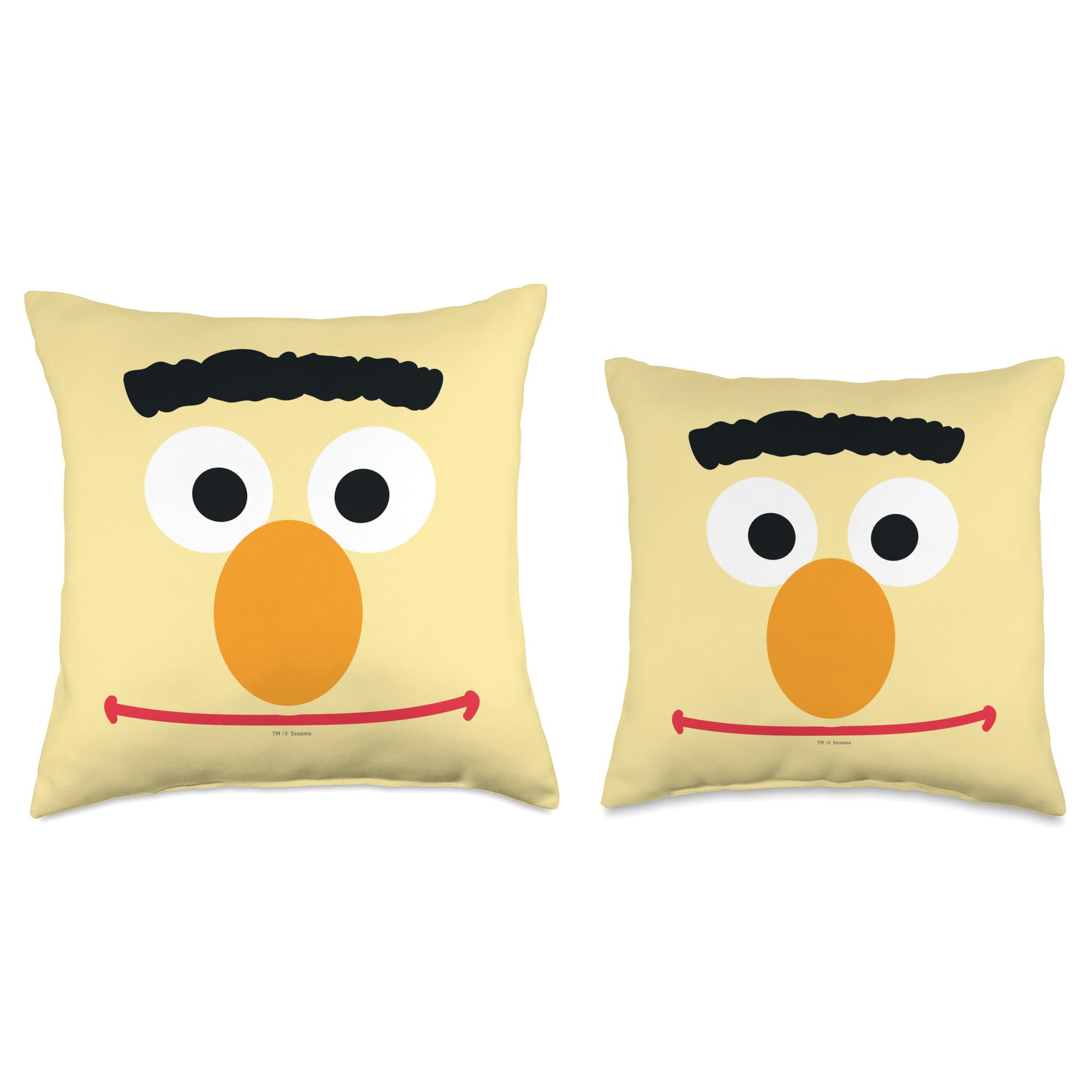 Sesame Street Bert Face Throw Pillow