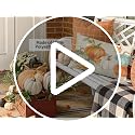 RABUSOFA Fall Pumpkin Pillow Cover, 12x20 Inch Autumn Thanksgiving Decor