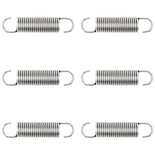 GNPADR 3inch(6Pcs) Stainless Steel Protective Coated Replacement Furniture Tension Springs for Recliner Sofa Bed