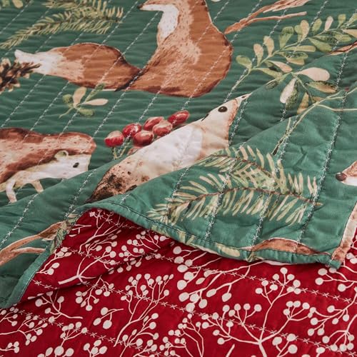 Greenland Home Willow Forest Animals Quilt, Tapestry & Throw Blanket, 50 x 60 inches, Holiday