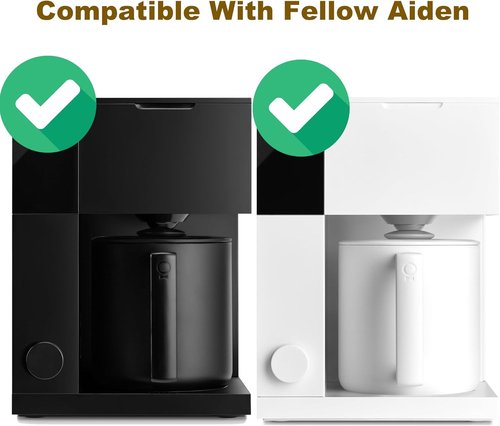 Fellow Aiden Coffee Maker Filters - 100 Count Flat Bottom Paper Coffee Filters | Perfect for Batch Brew