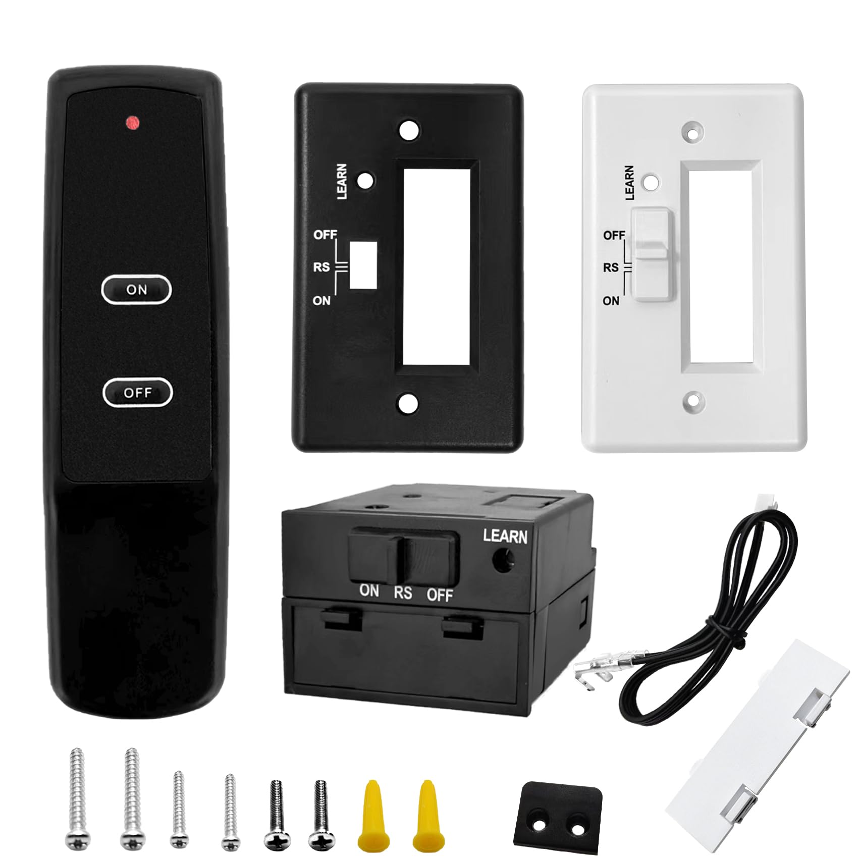 Upgrade Gas Fireplace Remote Switch System Kit for Standard Millivolt Valve Appliances, Compatible with Skytech, Majestic, Ambient, Empire, Monessen, Vermont Fireplaces, 5 Year Warranty