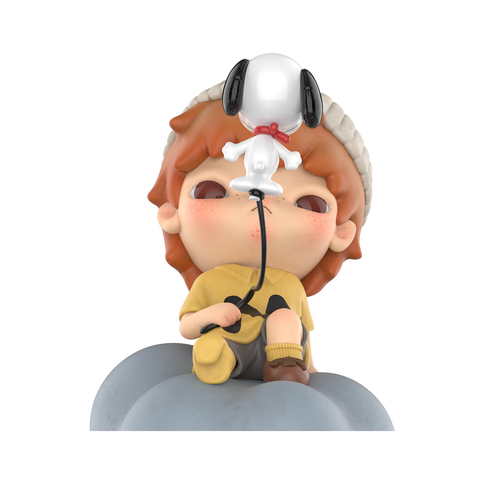 POP MART Hirono x Snoopy Figurine, Toys for Mordern Home Décor, Collectible Art Toy, 1PC