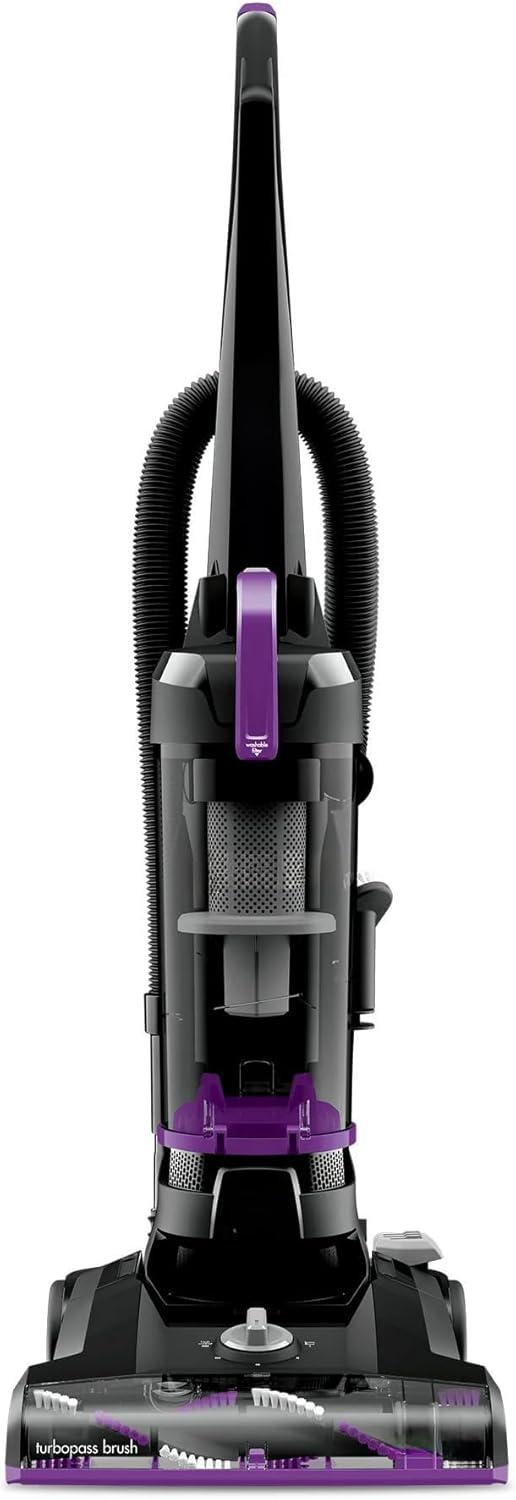 PowerForce Helix Bagless Upright Vacuum - Pet-Friendly, Powerful Suction for Carpet & Hardwood, Lightweight Design, Washable Filters | Purple