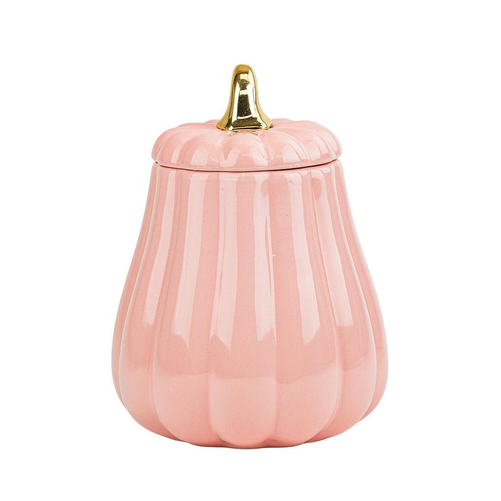 10 Strawberry Street Pumpkin Patch Graduated Gourd Canister Set, Pink