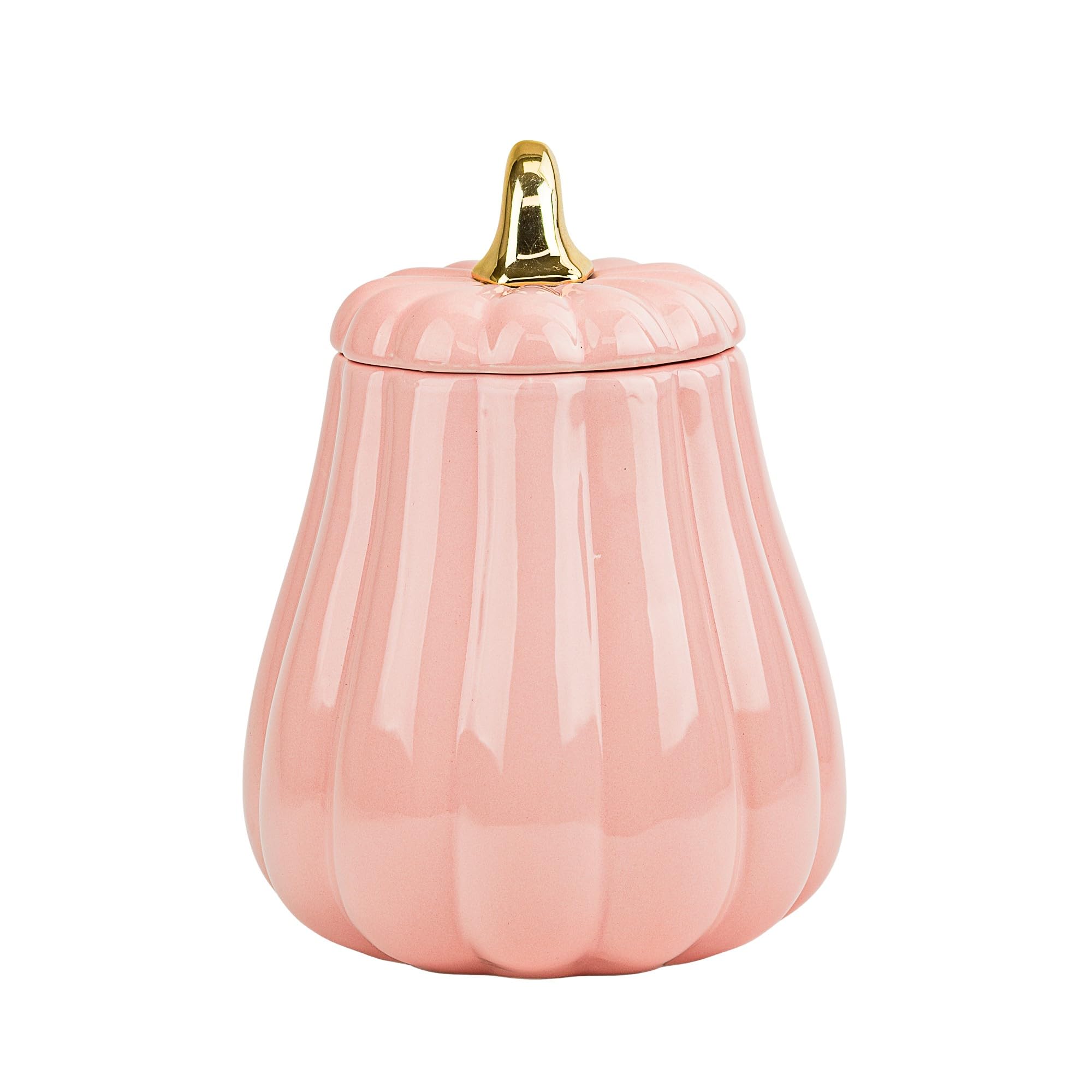 10 Strawberry Street Pumpkin Patch Graduated Gourd Canister Set, Pink