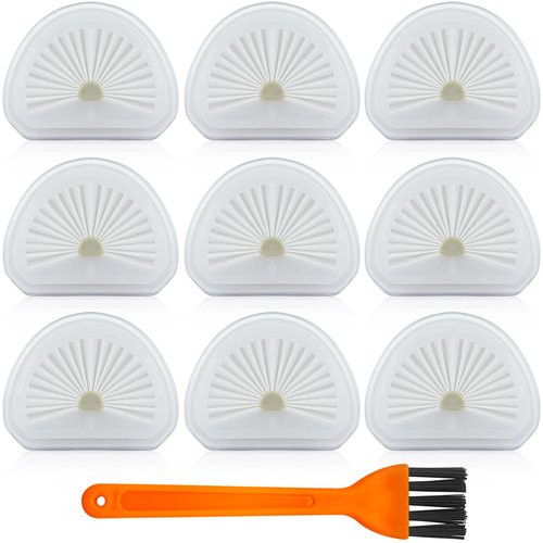 9 Pack Replacement Filters for Black + Decker Dustbuster AdvancedClean Cordless Handheld Vacuum VLPF10 HLVA320J26 HLVA325J10 HLVA315J22, Compatible with HLVA315J HLVA320J Filter, Part N575266 N600601