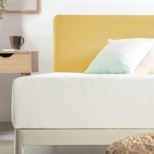 Best Price Mattress 8-Inch Twin Mattress - Green Tea Memory Foam Bed-In-A-Box, White