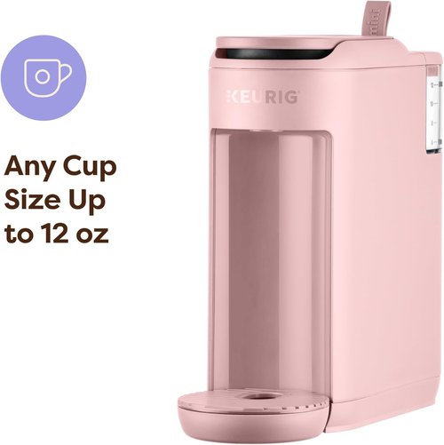 Keurig K-Mini Mate Coffee Maker - Compact Single Serve K-Cup Pod Machine for Small Spaces | Pink Sands, 12 oz