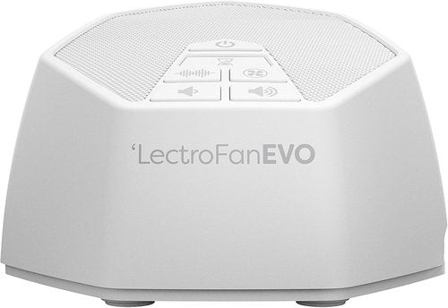 LectroFan EVO White Noise Machine by Adaptive Sound Technologies - Compact Sleep Aid for Travel & Study - 22 Non-Looping Sound Variations - White