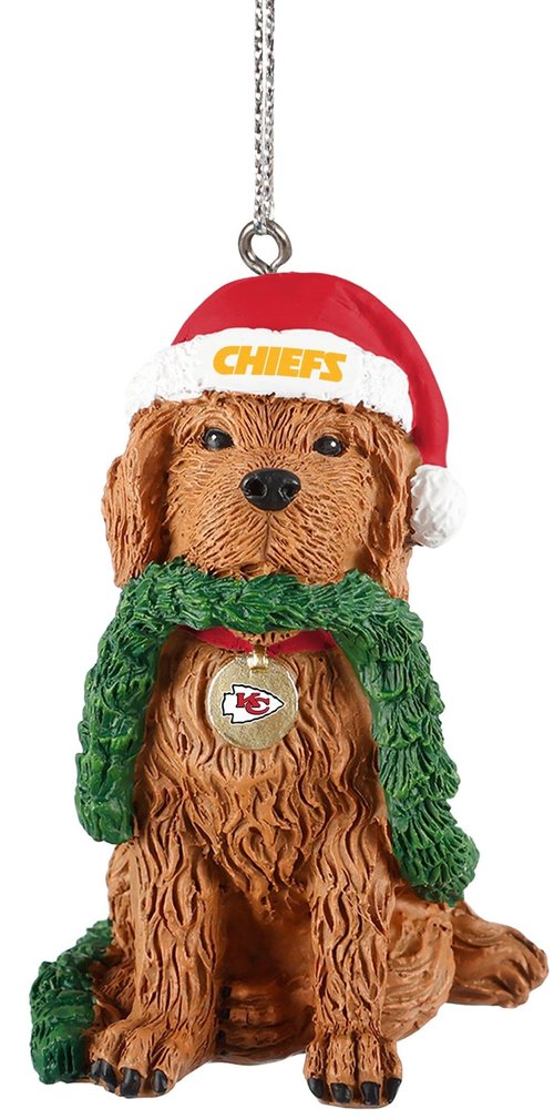 FOCO Kansas City Chiefs Dog Holiday Ornament
