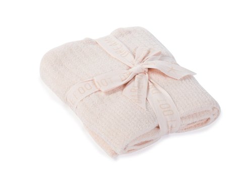 Barefoot Dreams Kids Unisex CozyChic® Lite Ribbed Baby Blanket Pink One Size