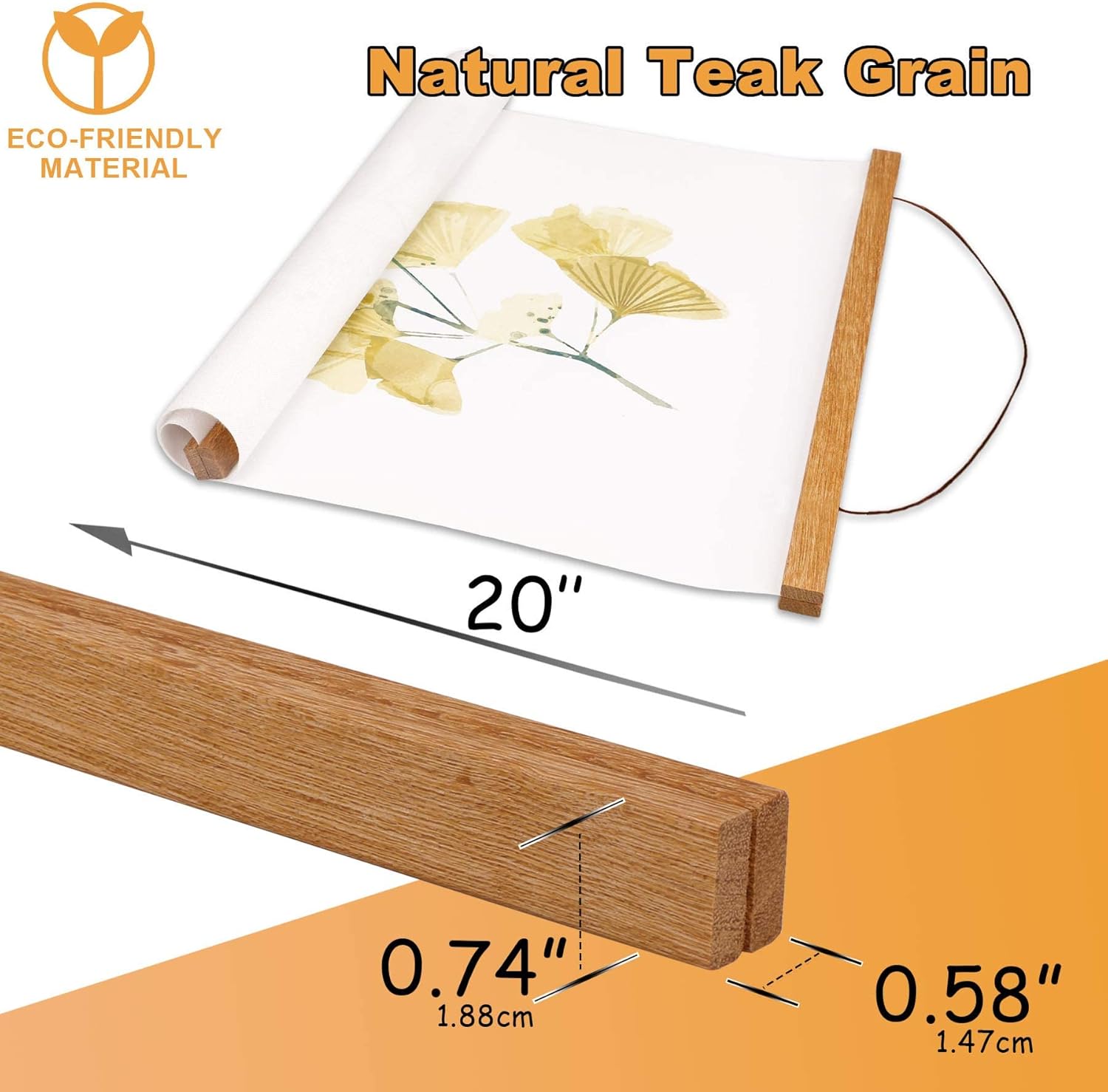 WITCOLOR Magnetic Poster Hanger Frame - 20" Wide Magnetic Wall Holder for 20x28, 20x30, 20x20, 20x16, 20x24 Posters