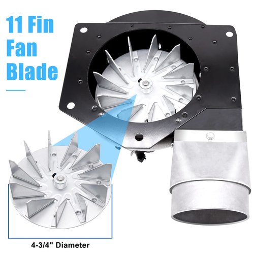Adviace 80602 Exhaust Blower Assembly for US & Vogelzang Pellet Stoves, Ashley 5660 & AP5660L Pellet Stoves