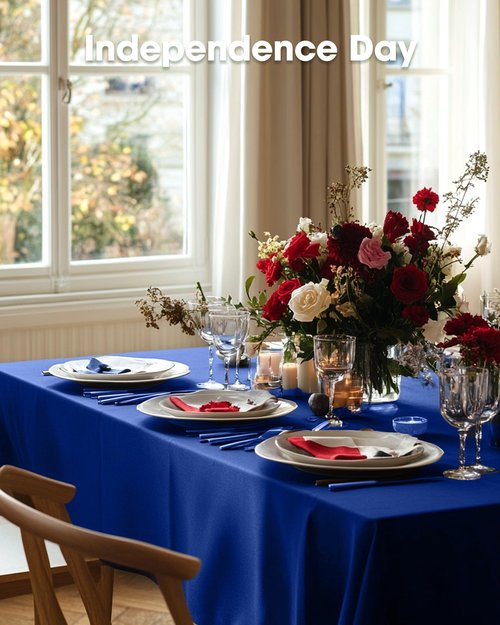 Pureegg Plastic Table Cloth Disposable 8 Pack, 54 x 108 Inch Table Cloths, Graduation Decorations Class of 2025, Graduation Party, Tablecloths, Rectangle, Plastic Cover, Leakproof & Sturdy, Navy Blue