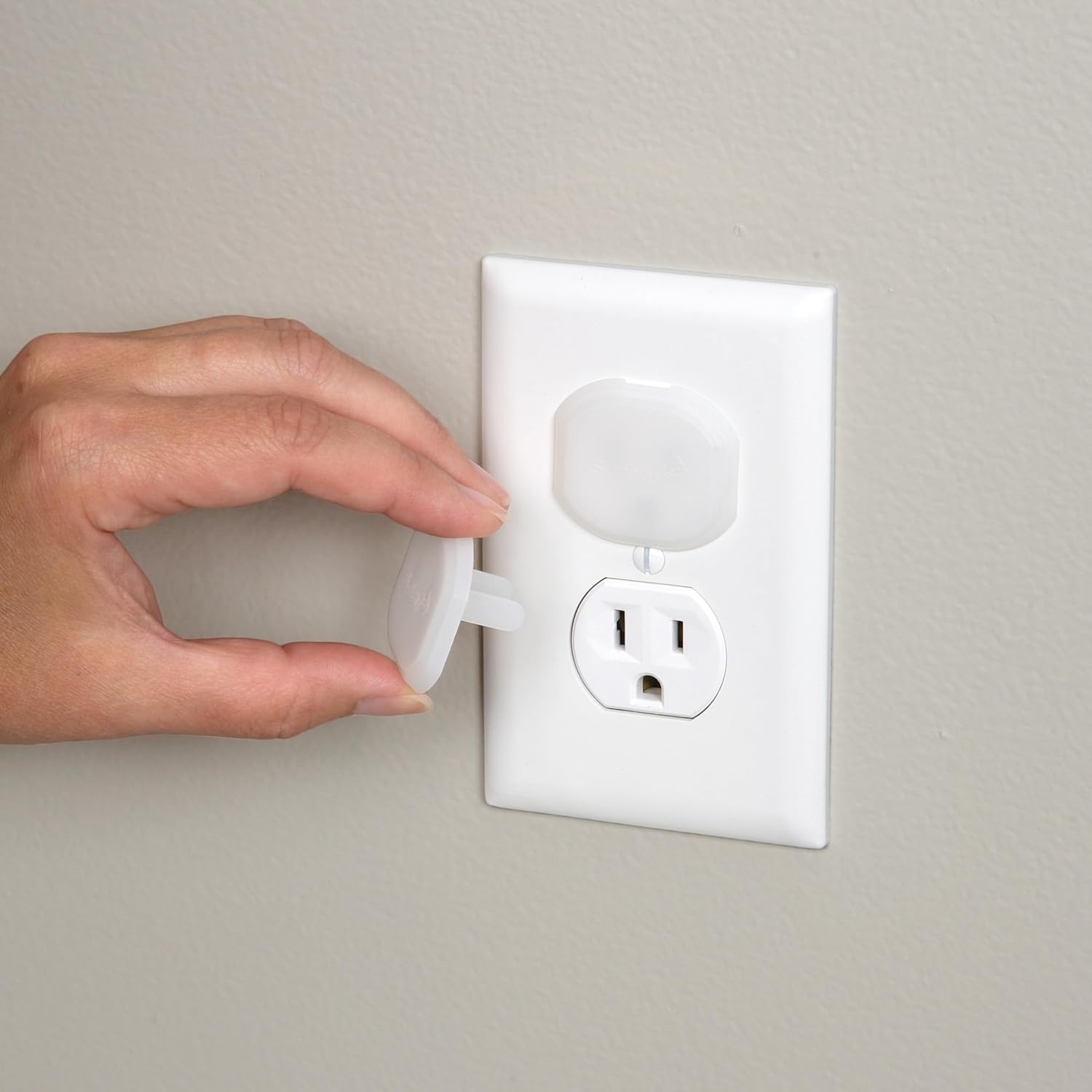 Safety 1st Baby Proof Outlet Covers - Secure Electrical Plug Protectors | 36 Count
