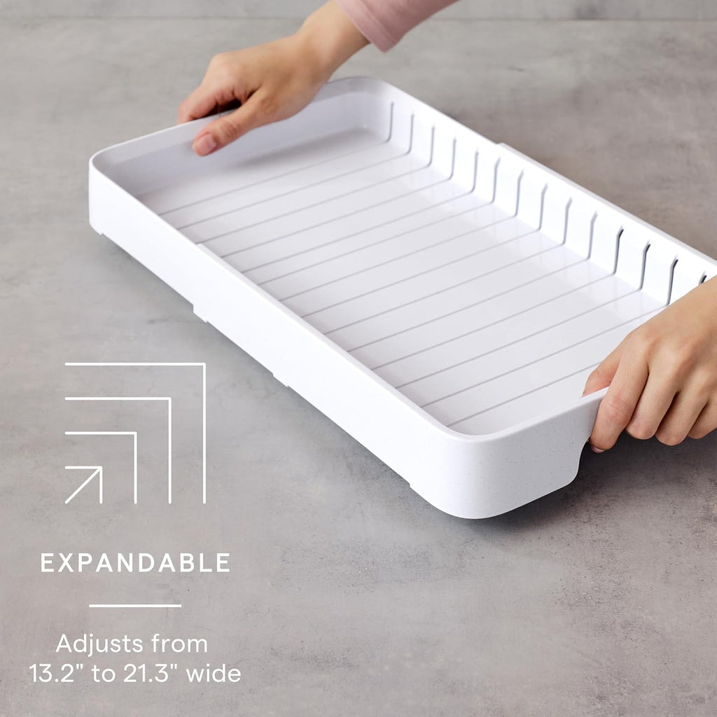YouCopia StoraLid Food Container Lid Organizer - Expandable with Tall Dividers, 40 Lid Capacity