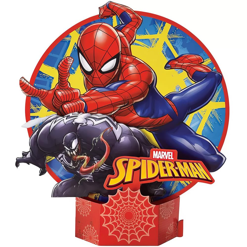 Spider-Man Webbed Wonder Table Decoration - 11.4" (Pack of 1) - Durable Material - Perfect for Superhero Fans and Themed Celebrations