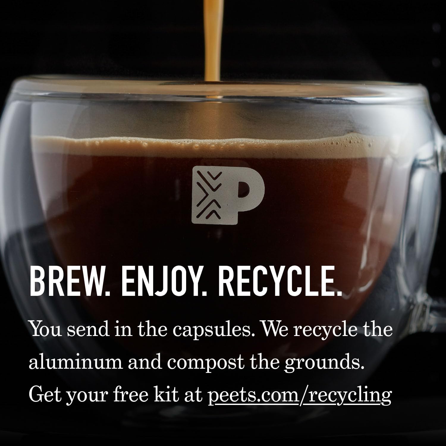 Peet's Coffee Dark Roast Espresso Capsules Variety Pack - Compatible with Nespresso, 80 Count (8 Boxes of 10)