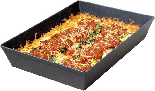 Lloyd Pans Detroit Style Pizza Pan - 10" x 14" x 2.5" | Perfect for Crispy, Delicious Pizzas