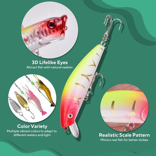 Fishing Advent Calendar 2025 | 24-Day Countdown Tackle Set for Men, Grandpas & Boys - Perfect Xmas Gift