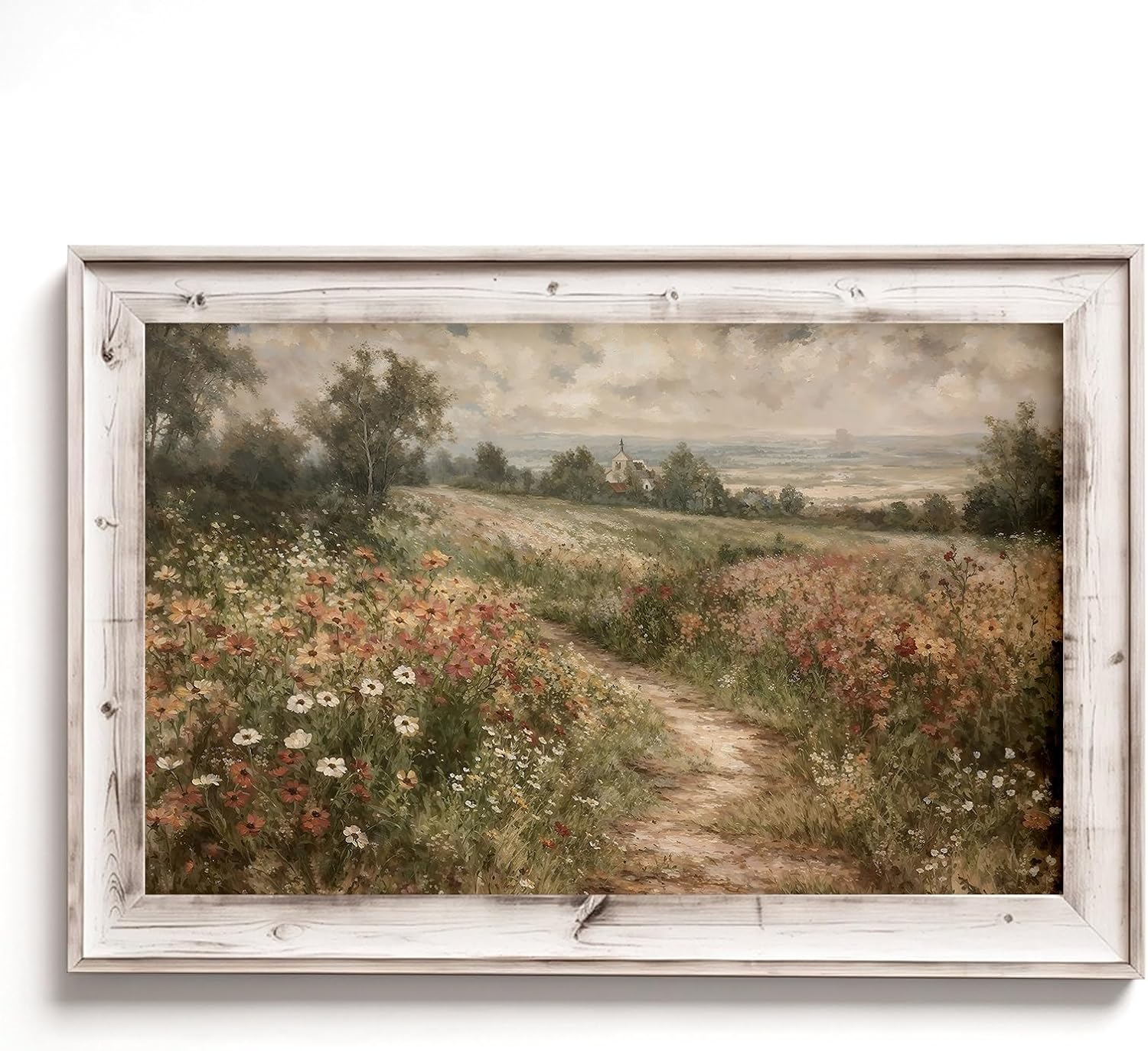 Regine Switzerland Vintage Wall Art Poster - Rustic Autumn Landscape Canvas Print | 12" x 16" Unframed