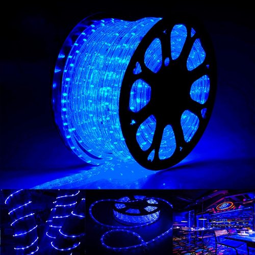 200ft LED Rope Lights by [Brand Name] - Waterproof Flexible Tube Lighting with 8 Modes | Ideal for Outdoor, Garden, Patio, and Party Decor (Blue)