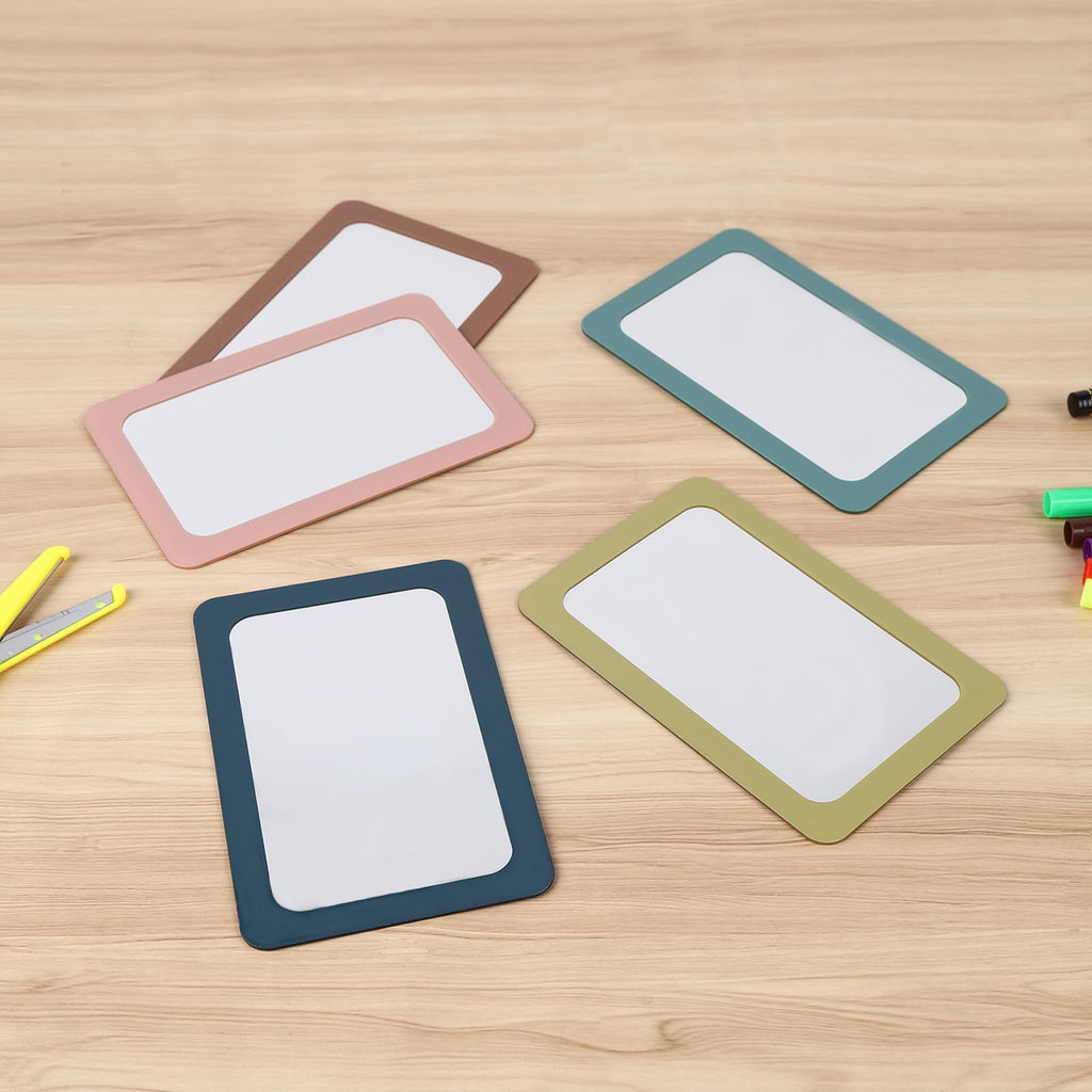 yisncka 5 Pcs Small Mirrors for Kids Unbreakable Shatter Proof Mirror 6 x 4 Inches Round Corners Square Unbroken Mirrors for School Classroom Bathroom DIY Crafts (Dusty Pastel)
