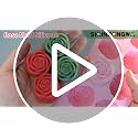 Rose Silicone Candy Mold - 20 Cavity Chocolate Molds (2 Pack)