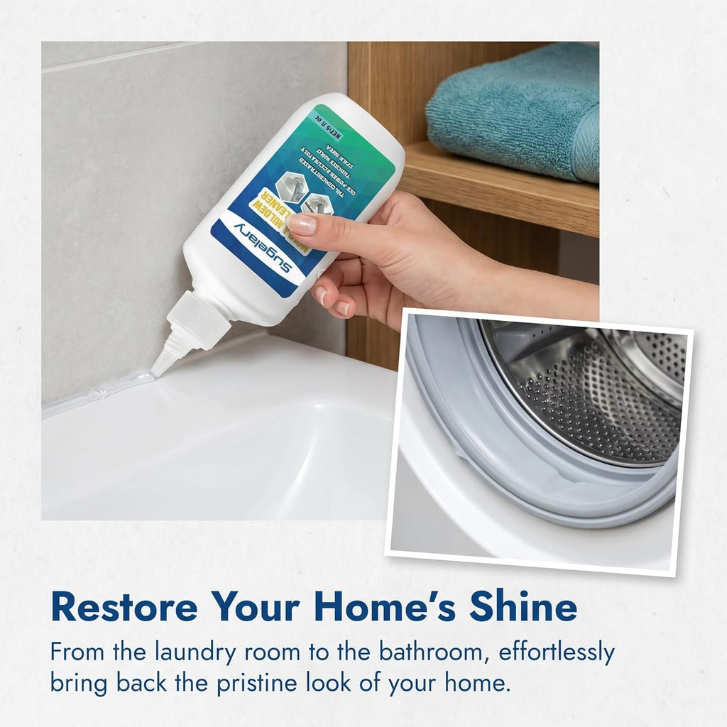 Sugelary Mold Stain Cleaner - 5 Fl Oz Gel for Washing Machine, Fridge, Tile, Grout & Bathroom Use