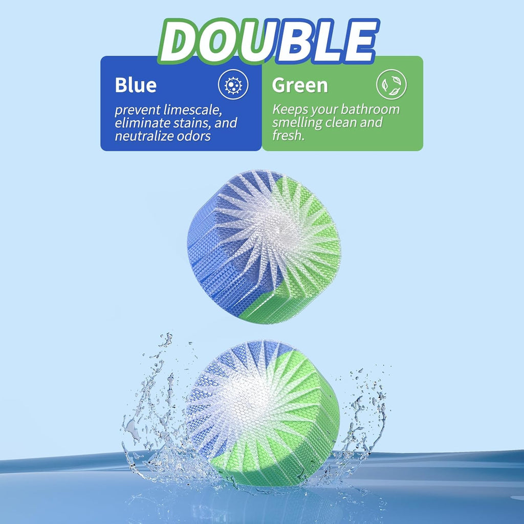 Skiennix Automatic Toilet Bowl Cleaner Tablets - Powerful Tank Cleaning Solution | 12 Tablets