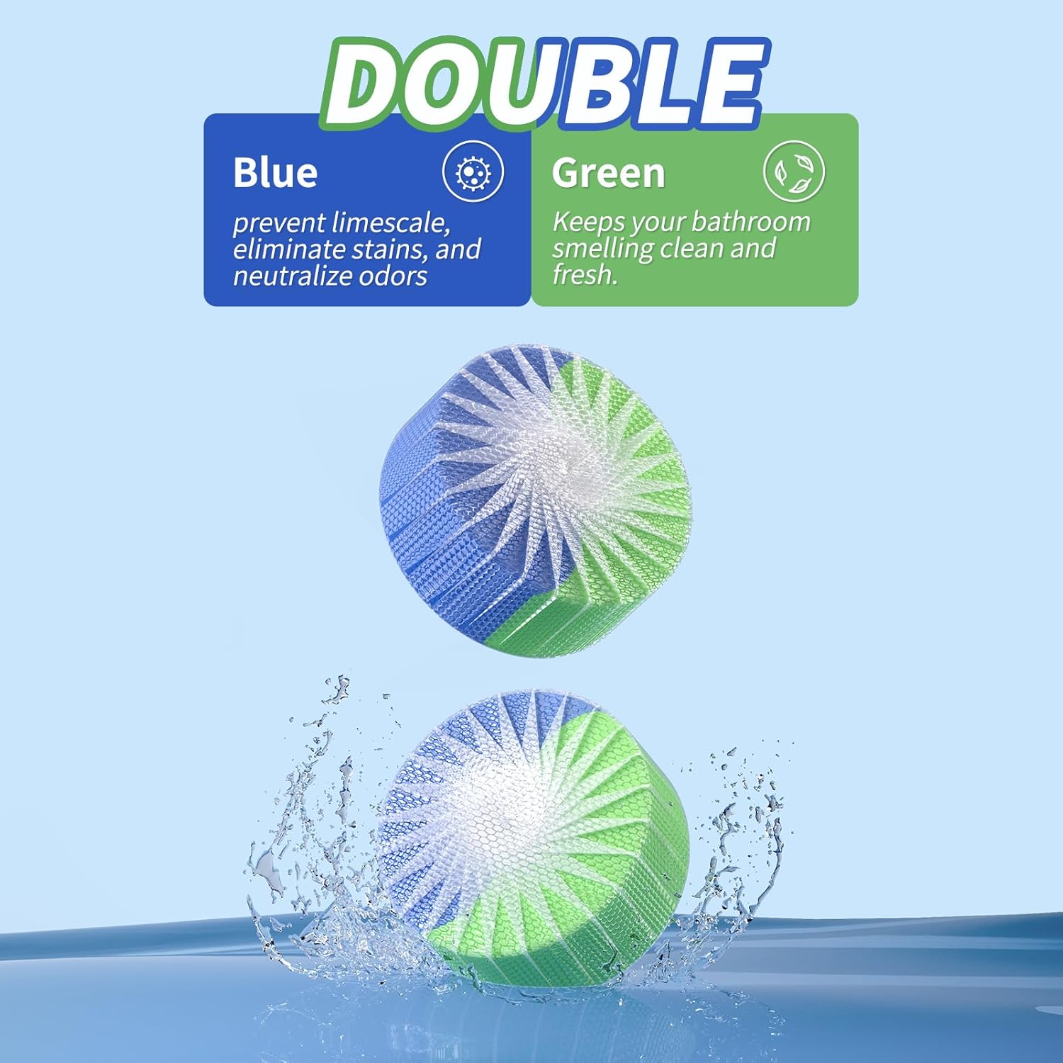 Skiennix Automatic Toilet Bowl Cleaner Tablets - Powerful Tank Cleaning Solution | 12 Tablets