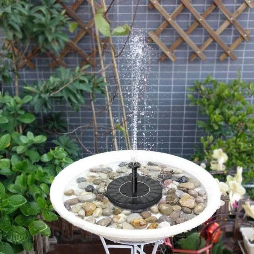 Solar Bird Bath Fountain Pump by 9V | 3.5W Free Standing Solar Panel Water Sprinkler for Garden
