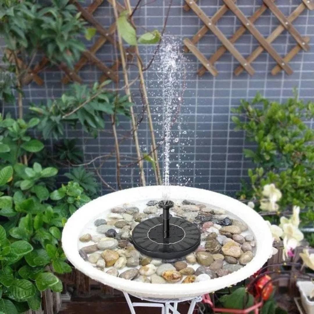 Solar Bird Bath Fountain Pump by 9V | 3.5W Free Standing Solar Panel Water Sprinkler for Garden