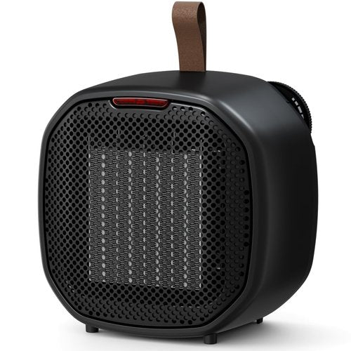 ZAFRO Space Heater, Portable Heater Electric Ceramic Fan Small Heaters Handle Indoor Use, Tip-Over & Overheat Protection, 60℉-87℉ for Home/Office