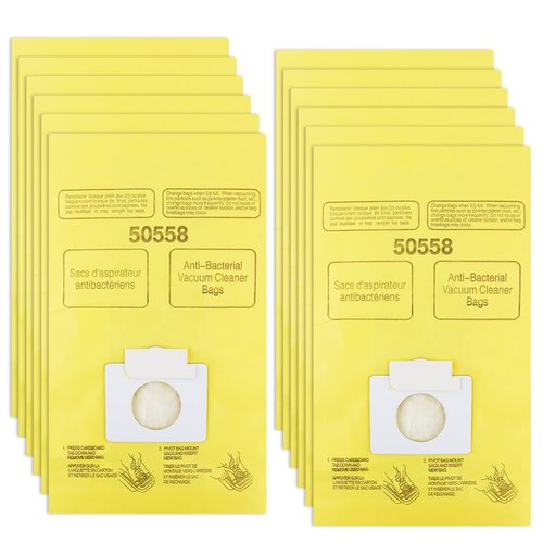 12 Pack 50403 Vacuum Bags Compatible with Kenmore Canister Type C/Q 5055, 50555, 50557, 50558 and Type C-5, C-18, 53292, 200 Series, 400 Series, 600 Series, 700 Series, 800 Series Vacuum Dust bag