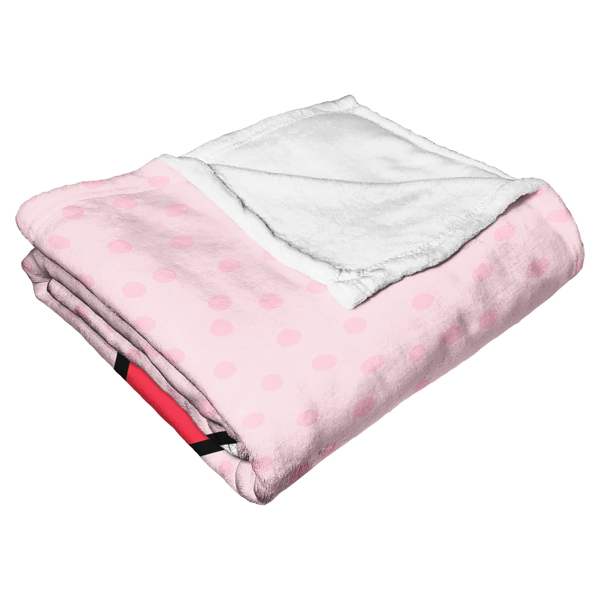 Northwest Hello Kitty Silk Touch Throw Blanket, 50" x 60", Candy Cane