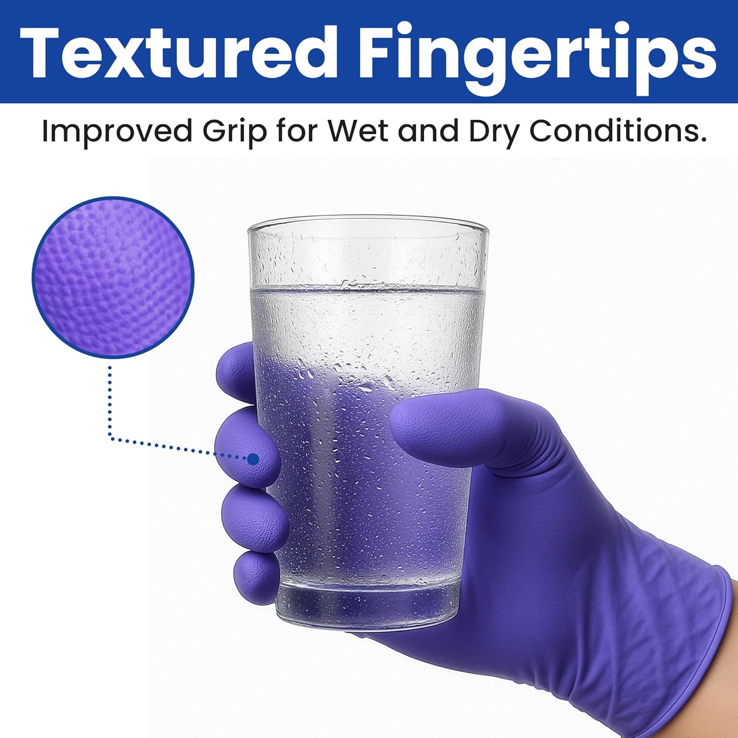 SAFEWAY USA Nitrile Disposable Gloves - 2000 Pcs, Medium, Powder-Free & Non-Latex for Medical, Lab, and Kitchen Use