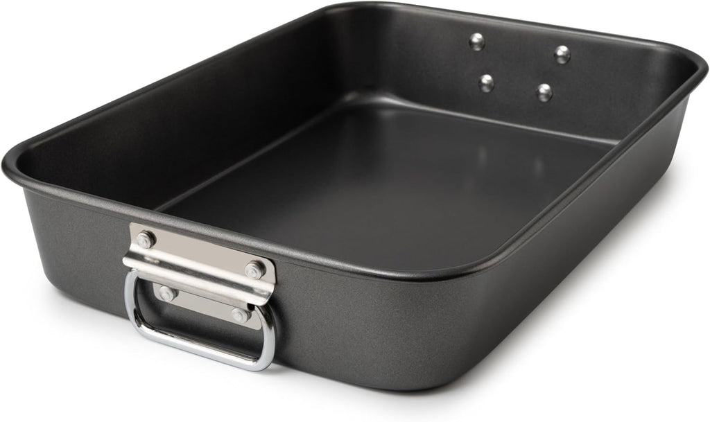 Tiawudi Lasagna Pan - Nonstick Rectangular Bakeware with Handles | 15x10x3 Inch Heavy-Duty Roasting Dish