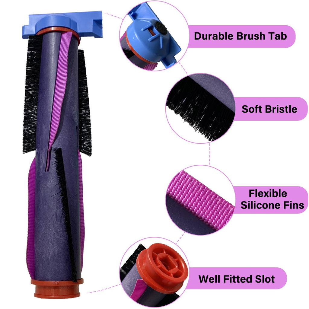 Main Roller Brush for Shark RV2820ZE RV2820YE RV2820AE AV2820AE AV2820S AV2800ZE RV2800S RV2800YE AV2810AE AV2810ZE RV2810YS UR2850YS UR2860YS Robotic Vacuum Cleaner Replacement Accessories Parts