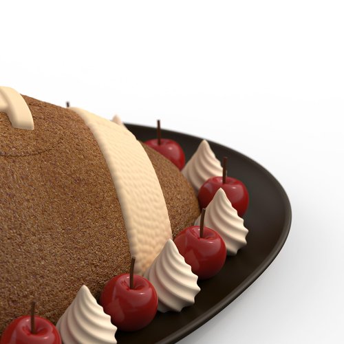 Apiocmy 12 Inch Football Cake Pan - Nonstick 3D Football Shaped Silicone Mold with Scraper for Baking, Breakable Chocolate Mold, Sports-Themed Party
