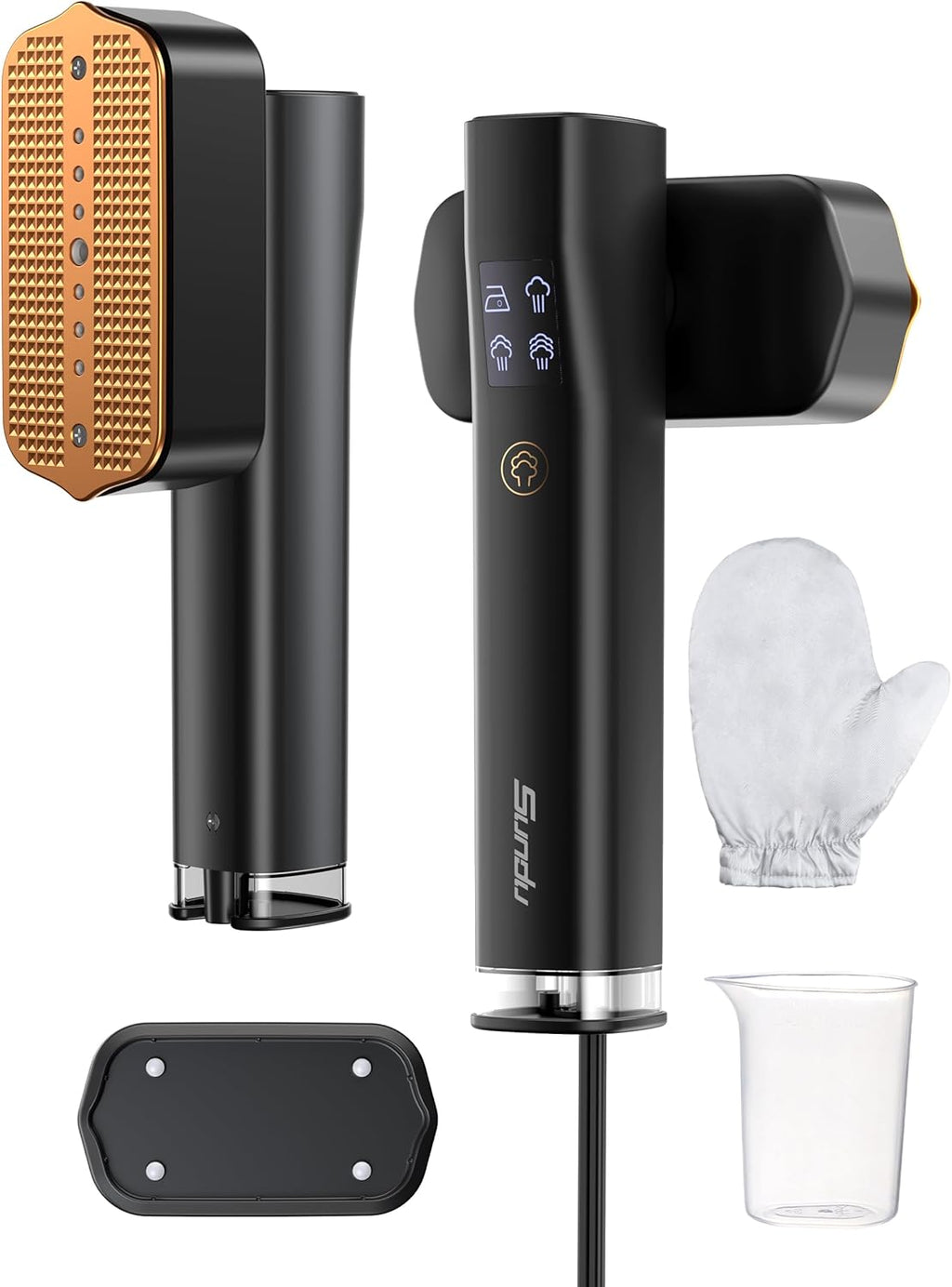 Sundu Portable Travel Steamer - 2-in-1 Iron with 15s Fast Heat-Up, 100ml Tank, 1200W Power | Gray