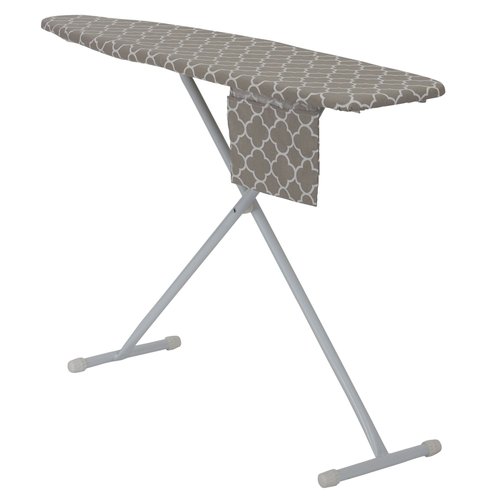 Household Essentials 80098 Ironing Board Cover | 100% Cotton | Gray Trellis