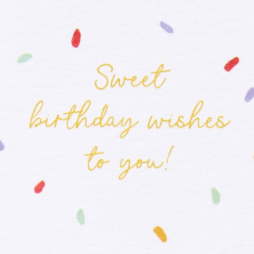 Papyrus Pop-Up Card for Birthday (Sweet Birthday Wishes)