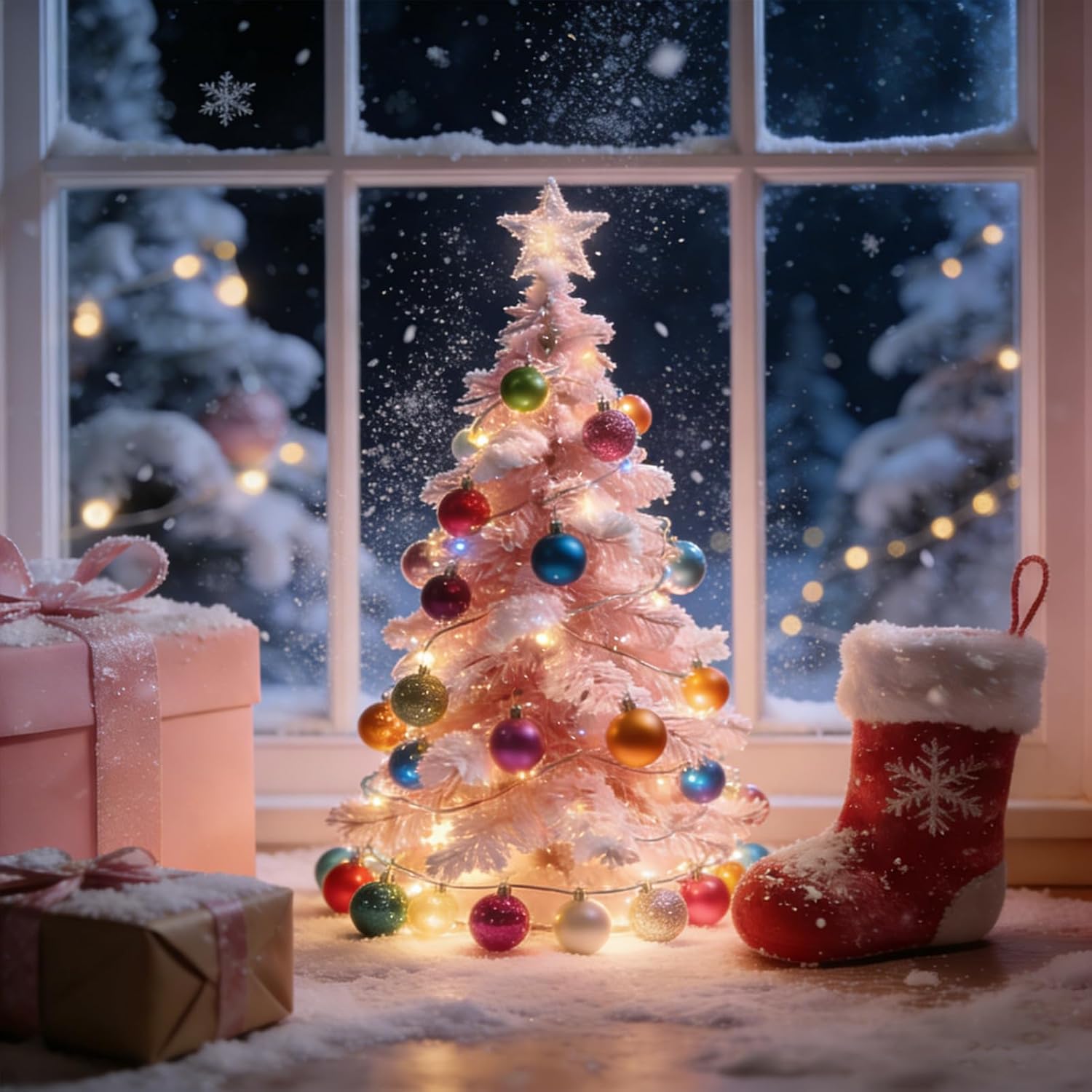 RGQSUN Christmas Fake Snow | 5.3oz Artificial Snow Powder for Holiday Crafts & Decorations